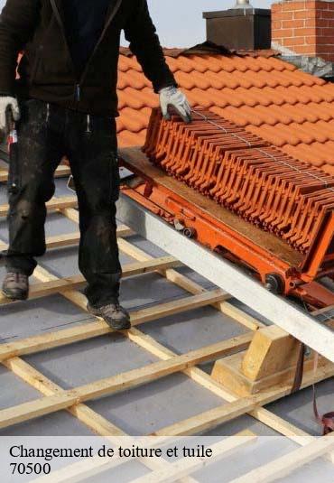 Changement de toiture et tuile  betoncourt-sur-mance-70500 Artisan Fallone